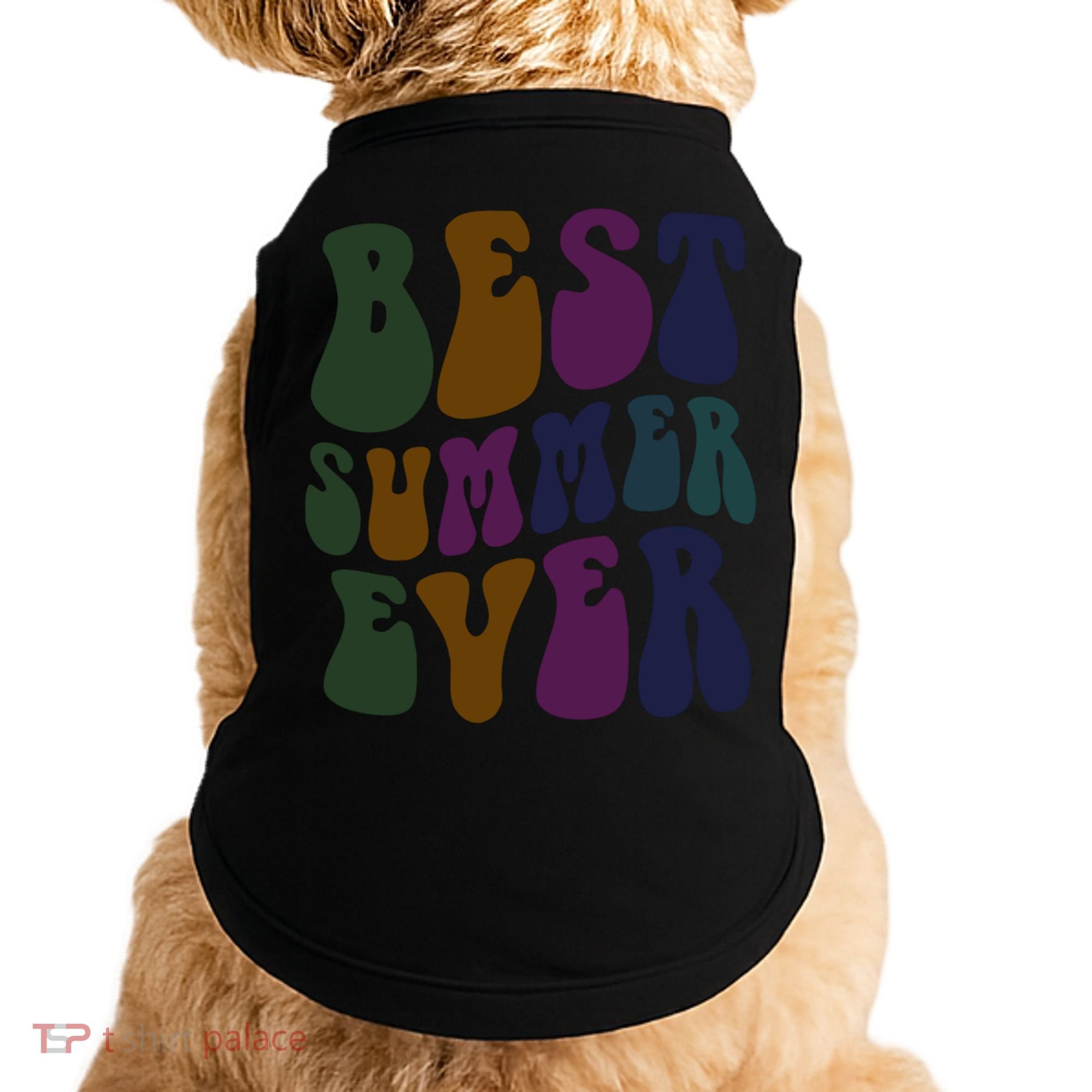 Retro Best Summer Ever Camp Crew Camping Staff Grill Chef Gift Doggie Tank