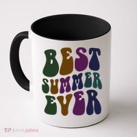 Retro Best Summer Ever Camp Crew Camping Staff Grill Chef Gift Coffee Mug thumb 0