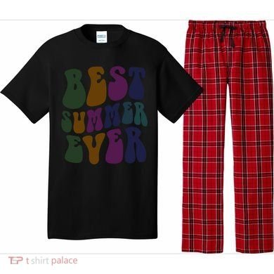 Retro Best Summer Ever Camp Crew Camping Staff Grill Chef Gift Pajama Set