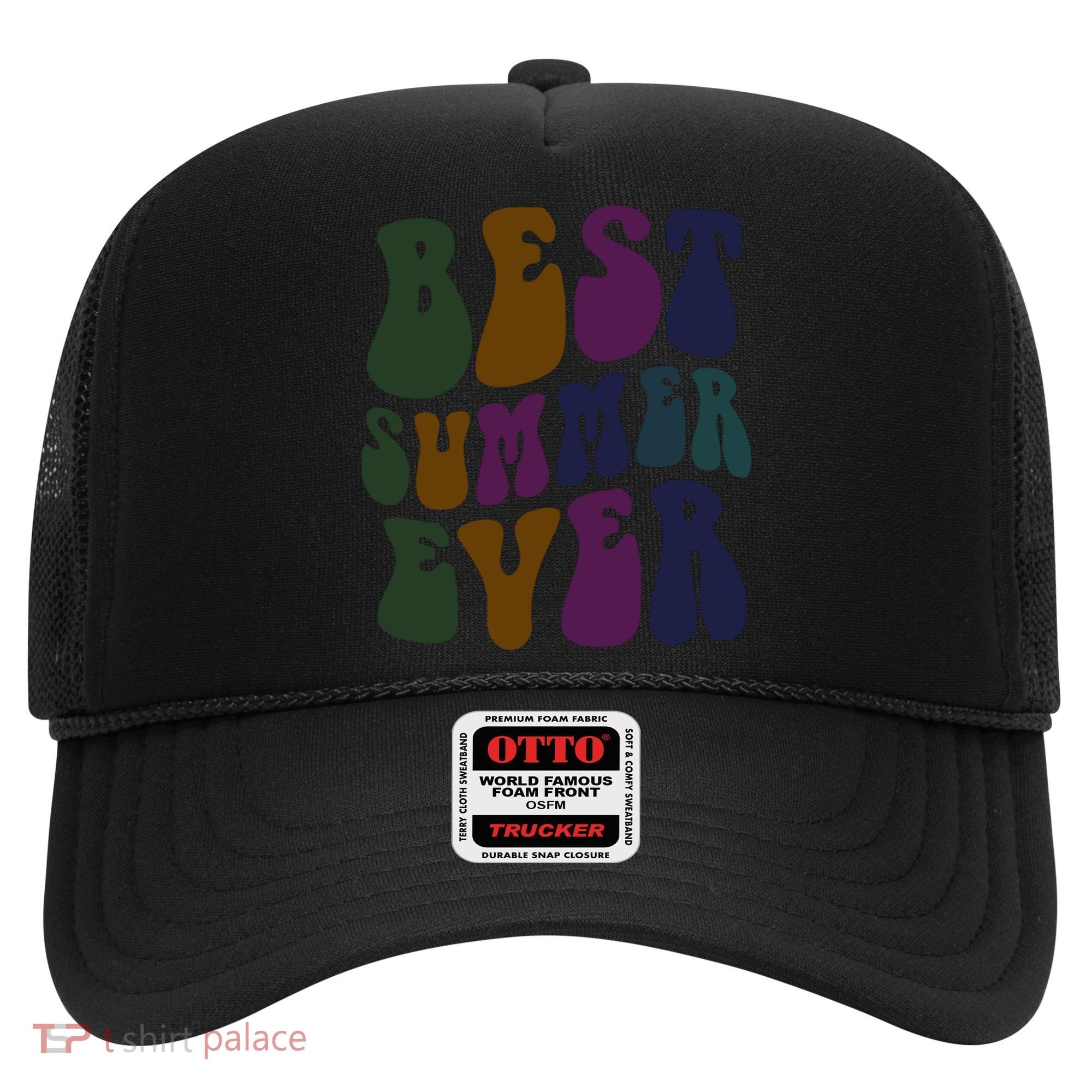 Retro Best Summer Ever Camp Crew Camping Staff Grill Chef Gift Hat