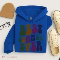 Retro Best Summer Ever Camp Crew Camping Staff Grill Chef Gift Hoodie thumb 4