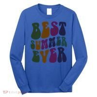 Retro Best Summer Ever Camp Crew Camping Staff Grill Chef Gift Long Sleeve Shirt thumb 0