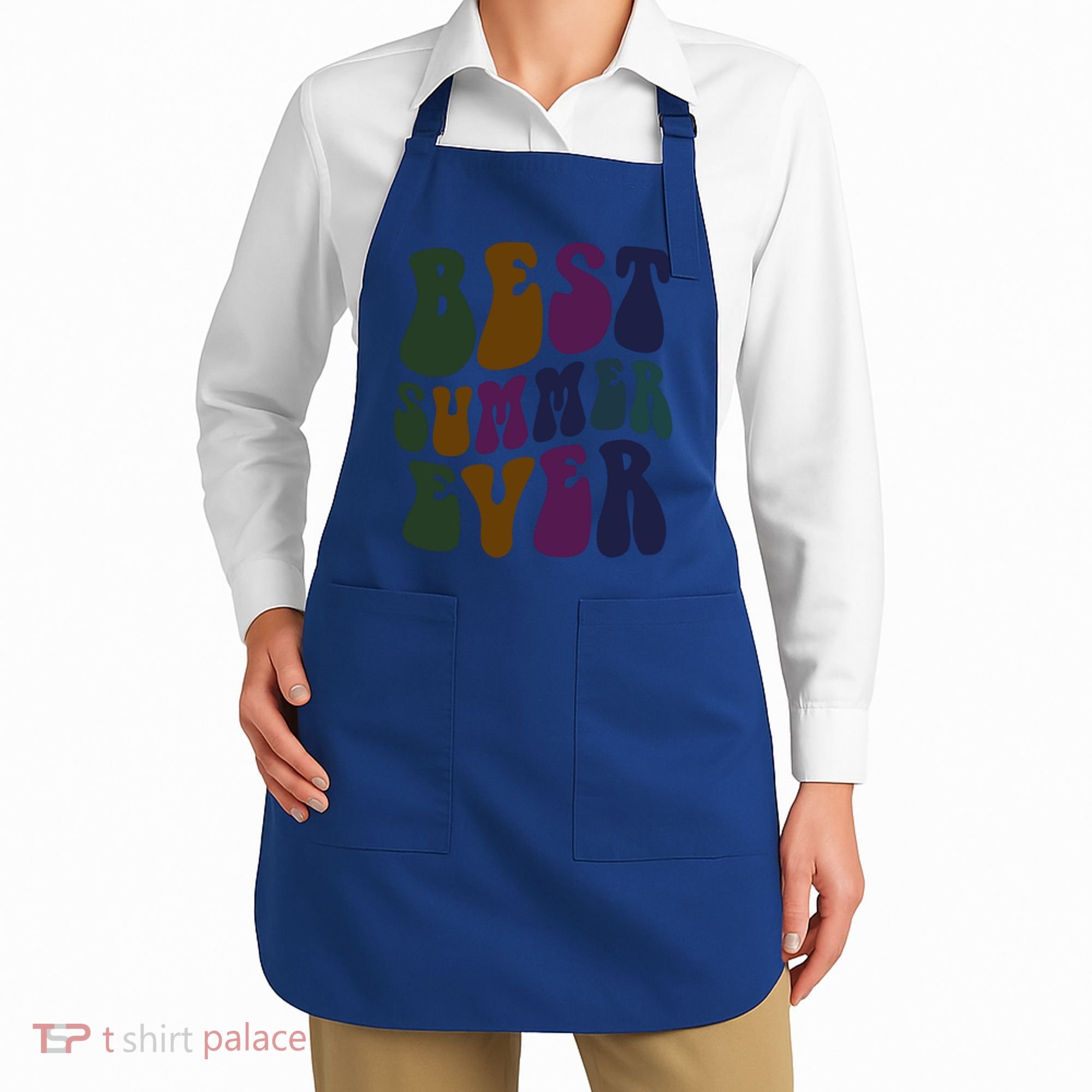 Retro Best Summer Ever Camp Crew Camping Staff Grill Chef Gift Apron