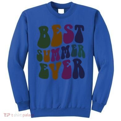 Retro Best Summer Ever Camp Crew Camping Staff Grill Chef Gift Sweatshirt