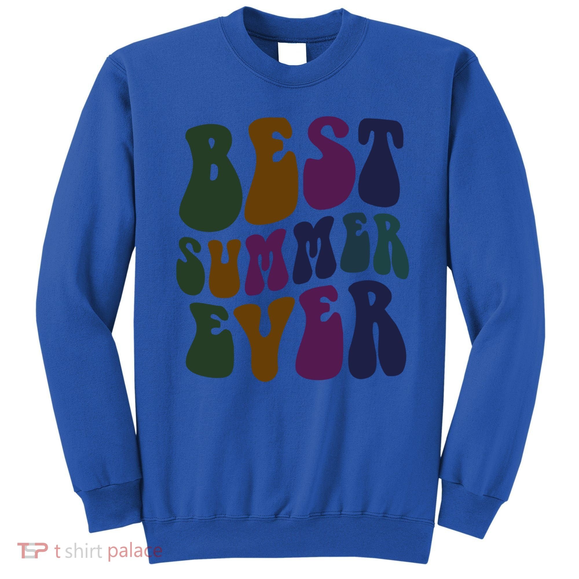 Retro Best Summer Ever Camp Crew Camping Staff Grill Chef Gift Sweatshirt