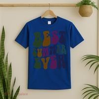 Retro Best Summer Ever Camp Crew Camping Staff Grill Chef Gift T-Shirt thumb 2