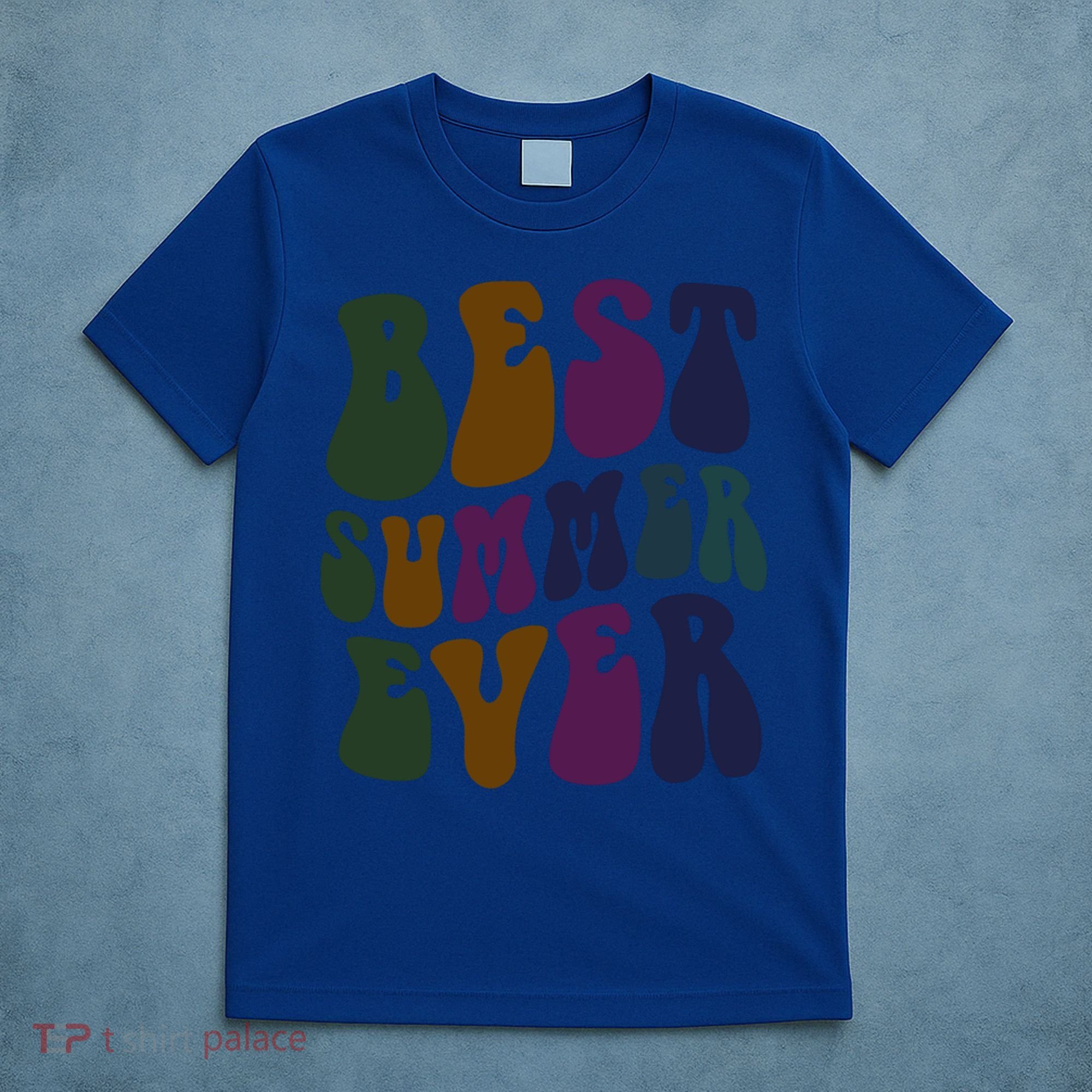 Retro Best Summer Ever Camp Crew Camping Staff Grill Chef Gift T-Shirt