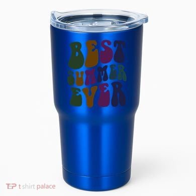 Retro Best Summer Ever Camp Crew Camping Staff Grill Chef Gift Tumbler