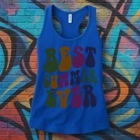 Retro Best Summer Ever Camp Crew Camping Staff Grill Chef Gift Women's Tank Top thumb 3