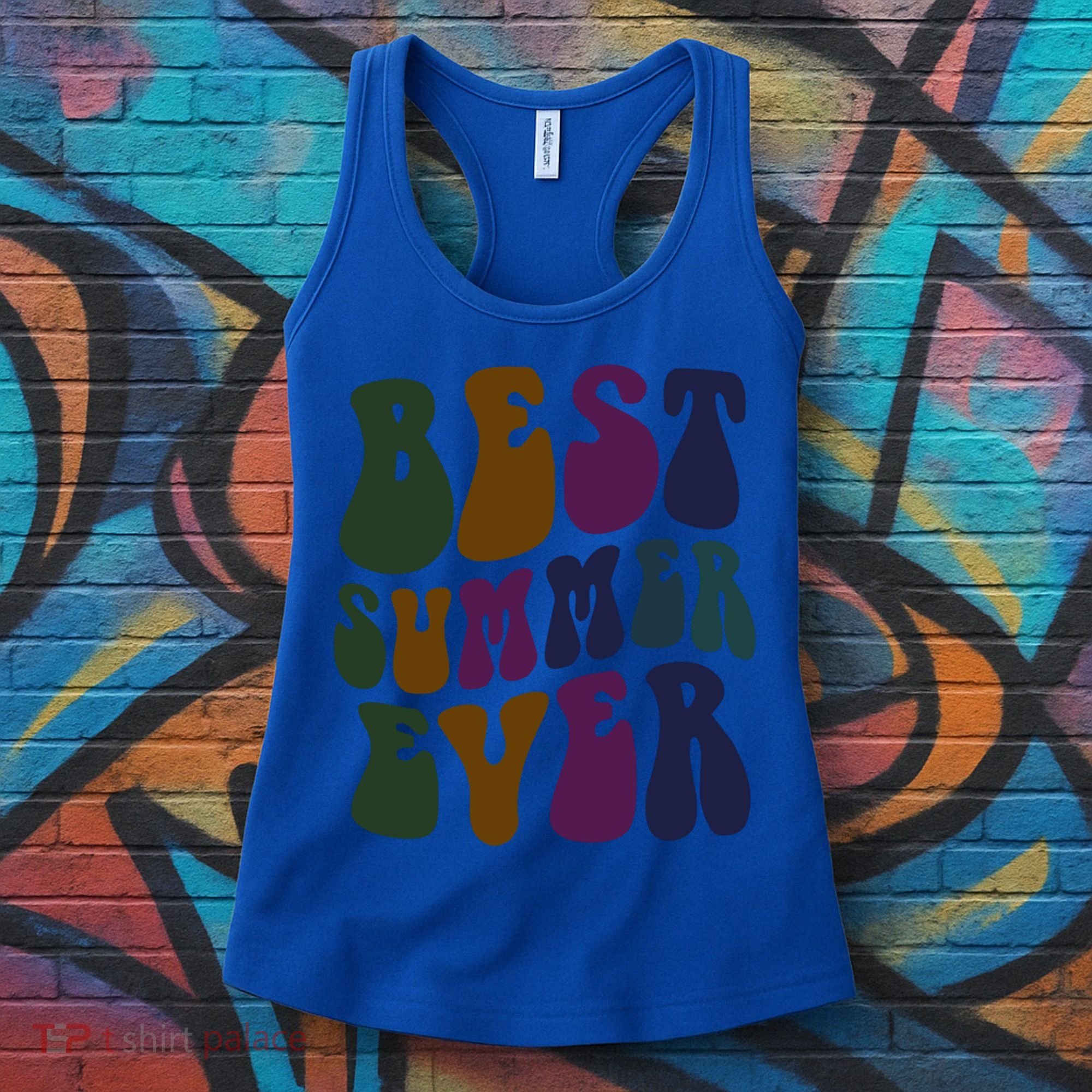 Retro Best Summer Ever Camp Crew Camping Staff Grill Chef Gift Women's Tank Top