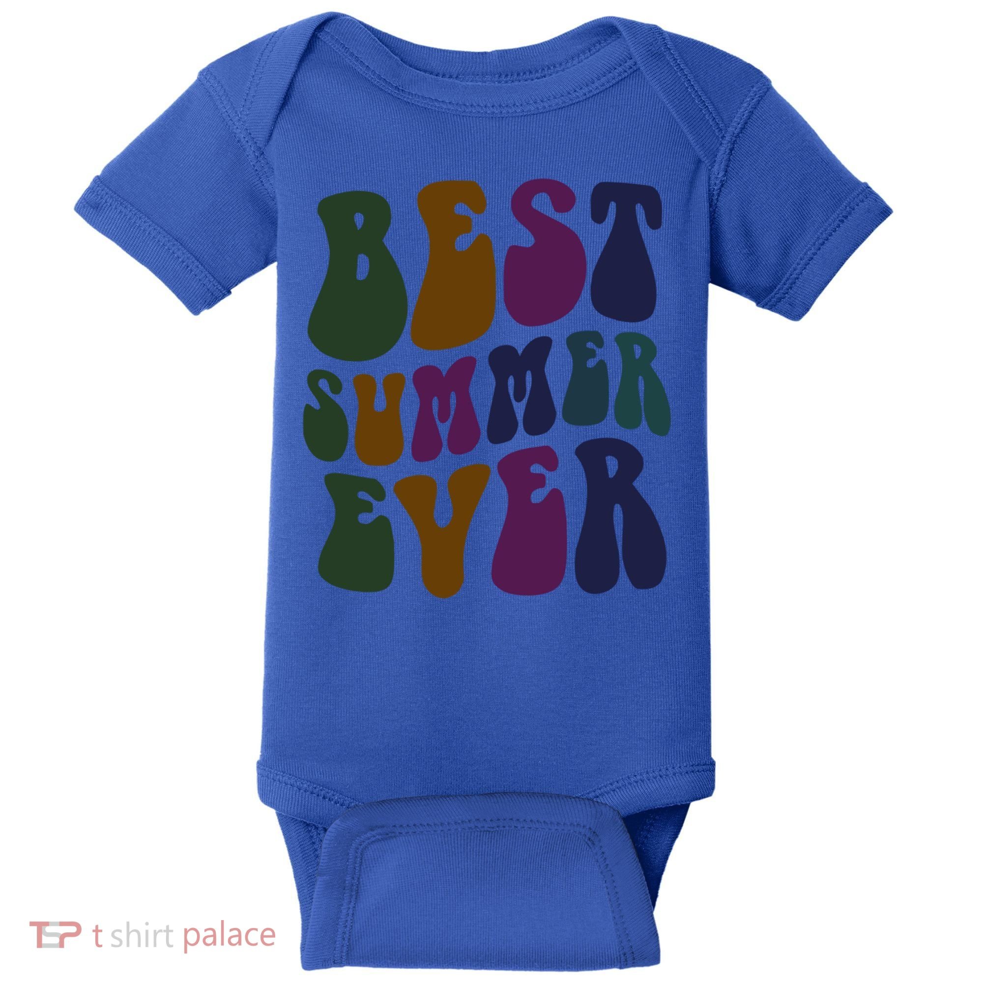 Retro Best Summer Ever Camp Crew Camping Staff Grill Chef Gift Baby Bodysuit