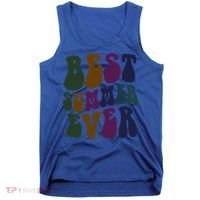 Retro Best Summer Ever Camp Crew Camping Staff Grill Chef Gift Tank Top thumb 0