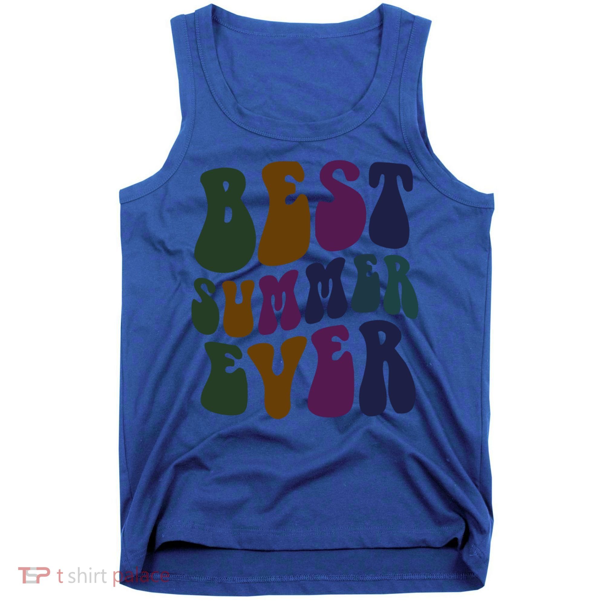 Retro Best Summer Ever Camp Crew Camping Staff Grill Chef Gift Tank Top