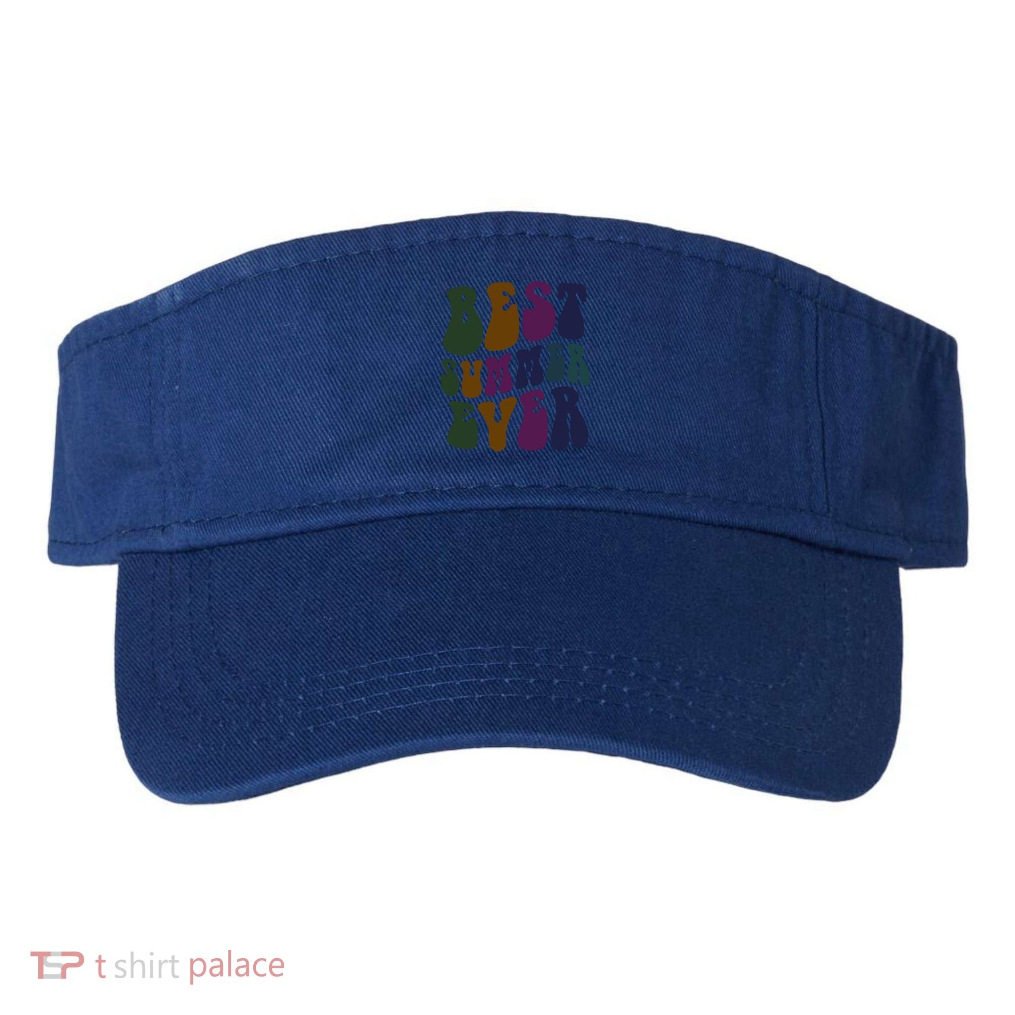 Retro Best Summer Ever Camp Crew Camping Staff Grill Chef Gift Visor