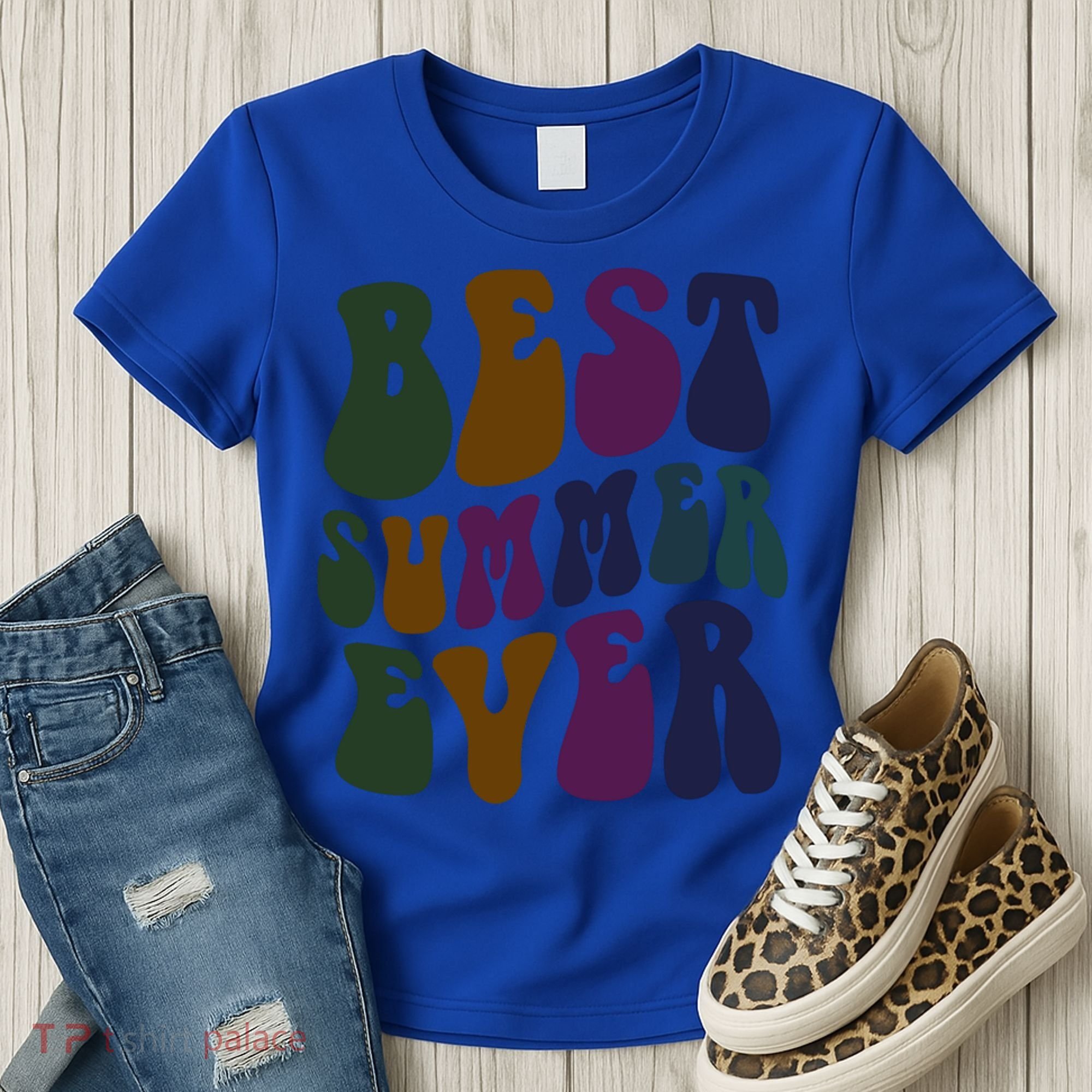 Retro Best Summer Ever Camp Crew Camping Staff Grill Chef Gift Women's T-Shirt