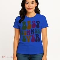 Retro Best Summer Ever Camp Crew Camping Staff Grill Chef Gift Women's T-Shirt thumb 4