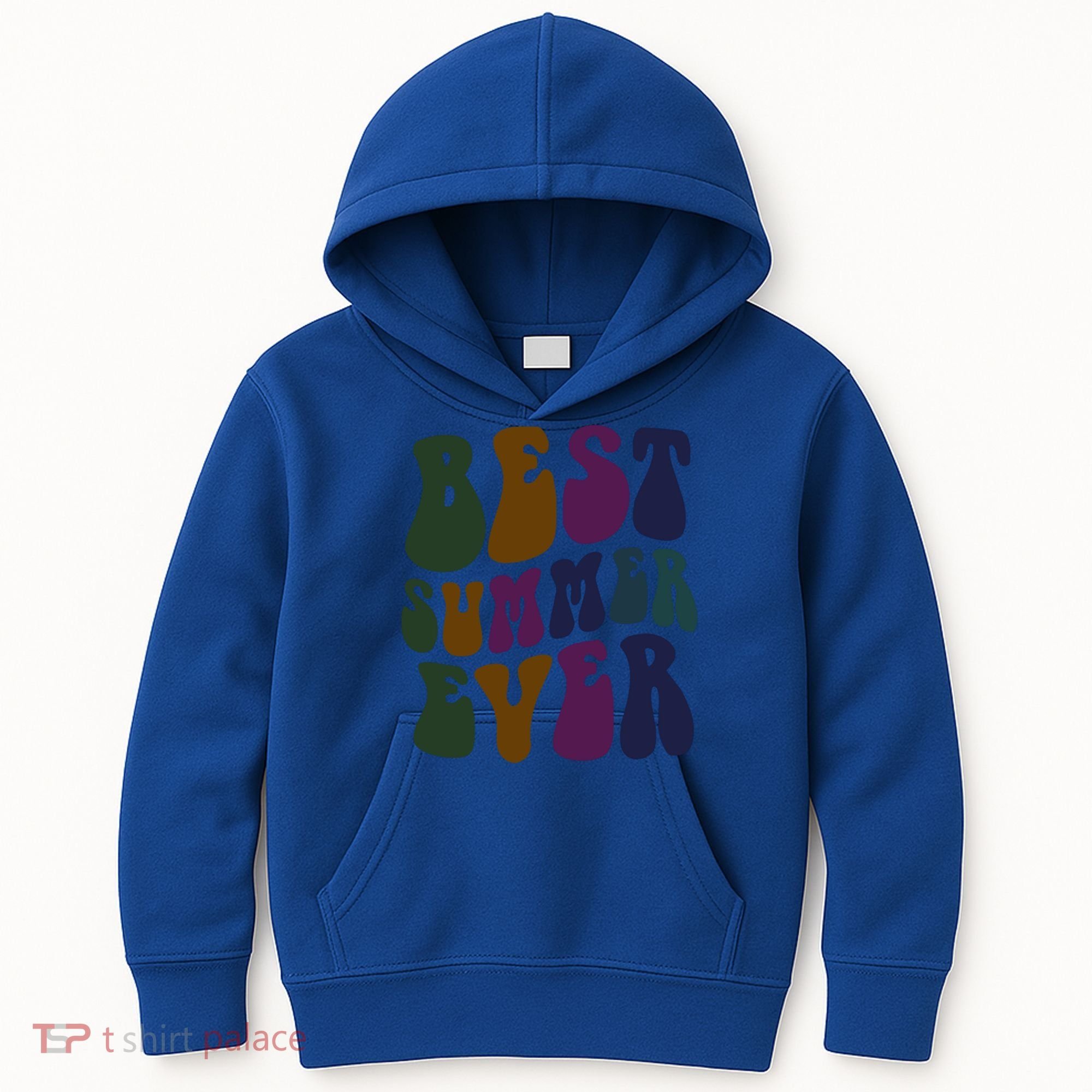 Retro Best Summer Ever Camp Crew Camping Staff Grill Chef Gift Kids Hoodie