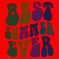 Retro Best Summer Ever Camp Crew Camping Staff Grill Chef Gift Santa Hat thumb 1