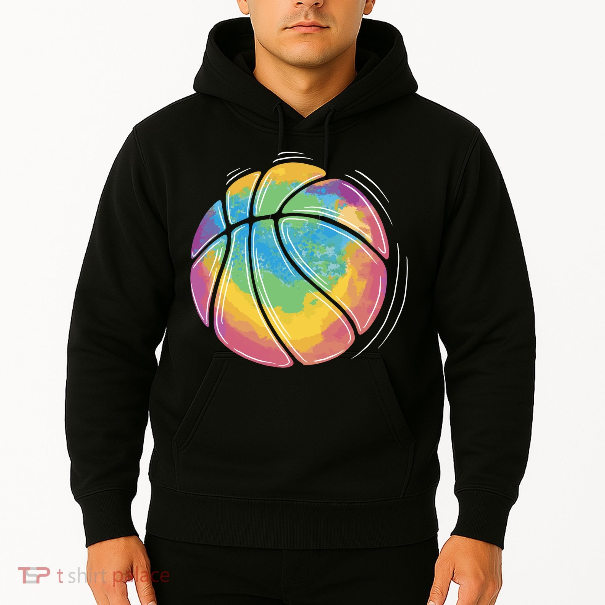 Rainbow Basketball Sport Hoodie