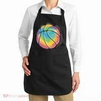 Rainbow Basketball Sport Apron thumb 2