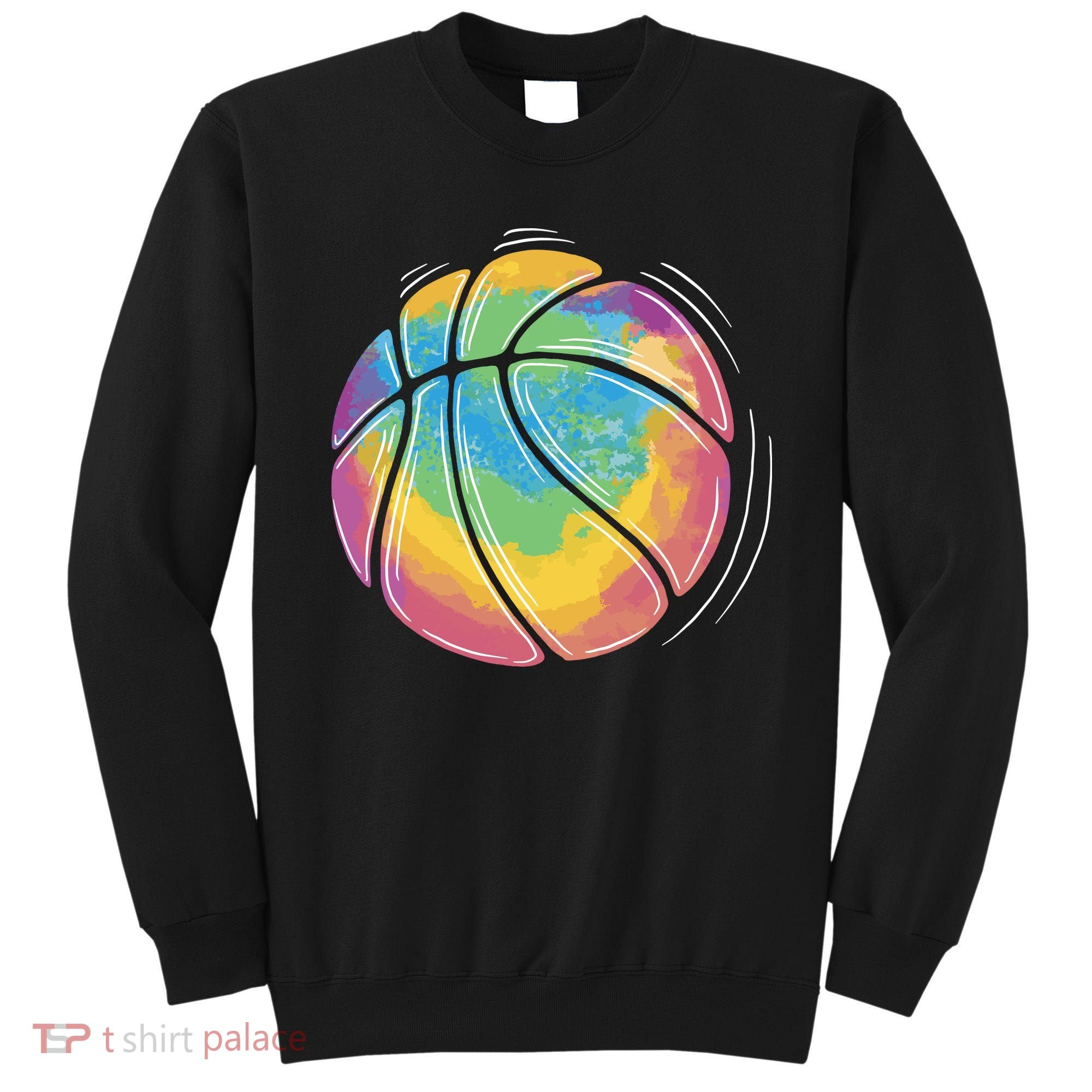 Rainbow Basketball Sport Sweatshirt