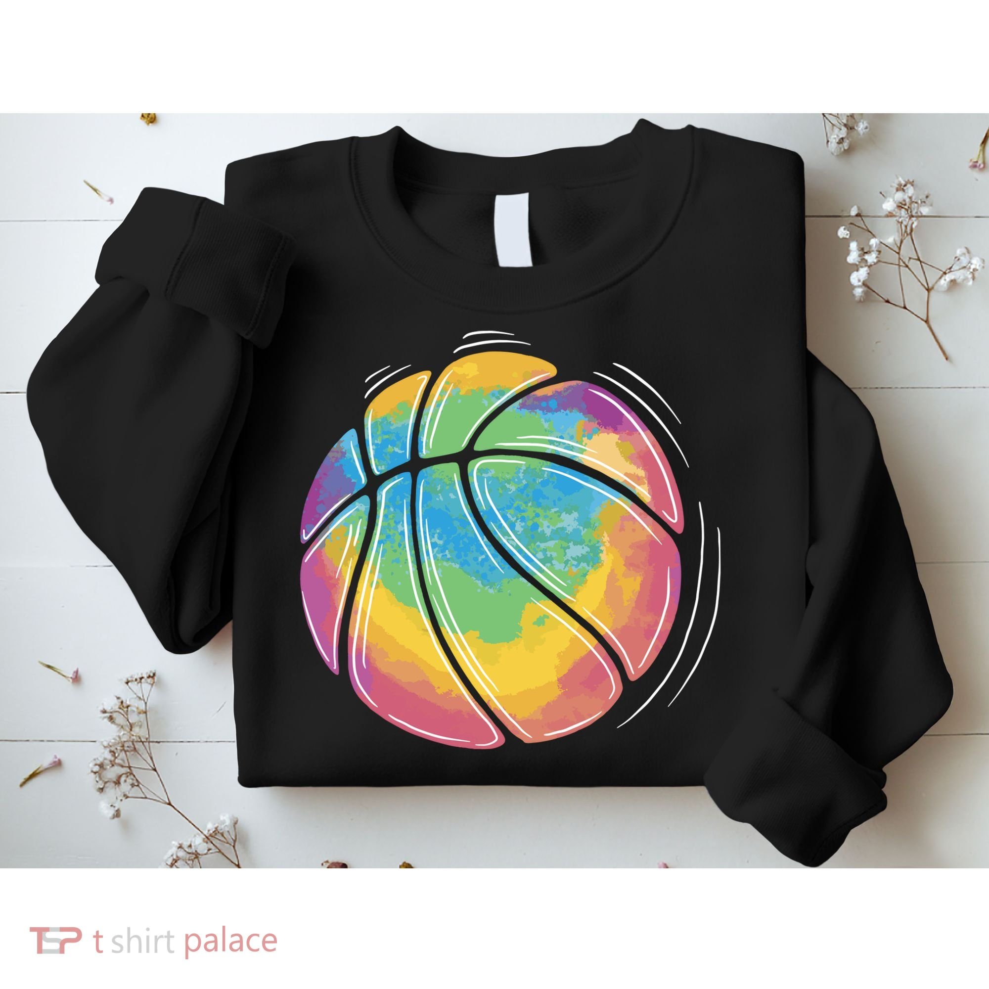 Rainbow Basketball Sport Sweatshirt