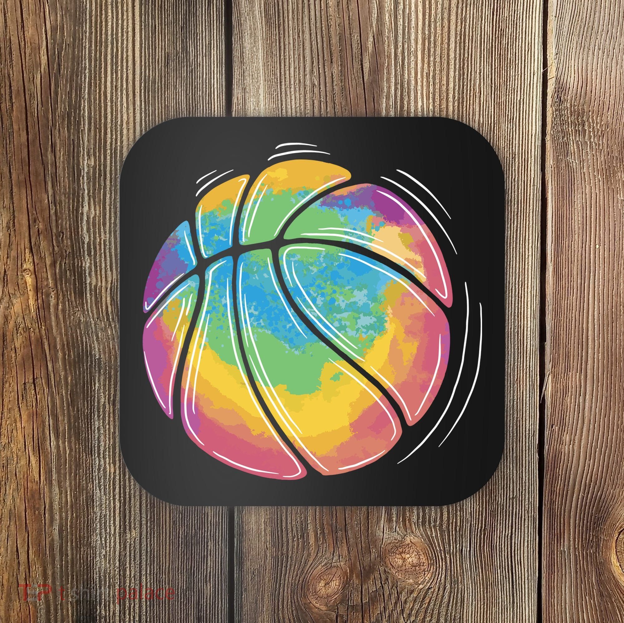 Rainbow Basketball Sport Coaster