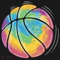 Rainbow Basketball Sport Coaster thumb 2