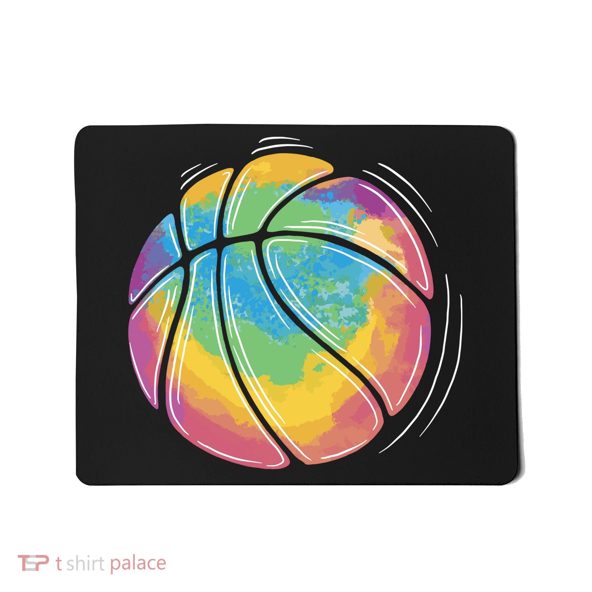 Rainbow Basketball Sport Mousepad