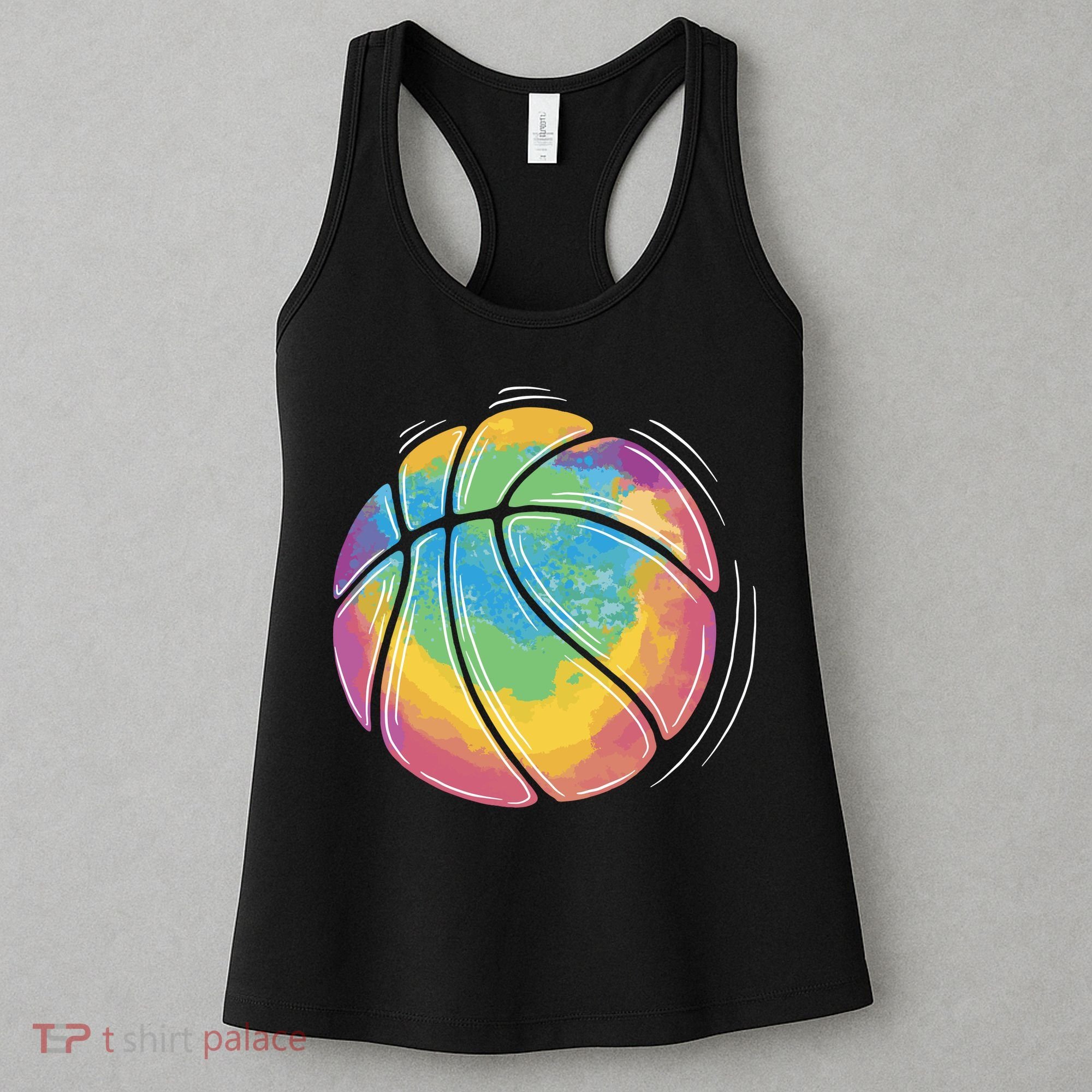 Rainbow Basketball Sport Women's Tank Top