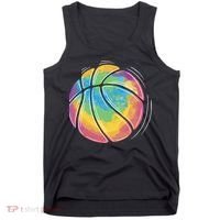 Rainbow Basketball Sport Tank Top thumb 0