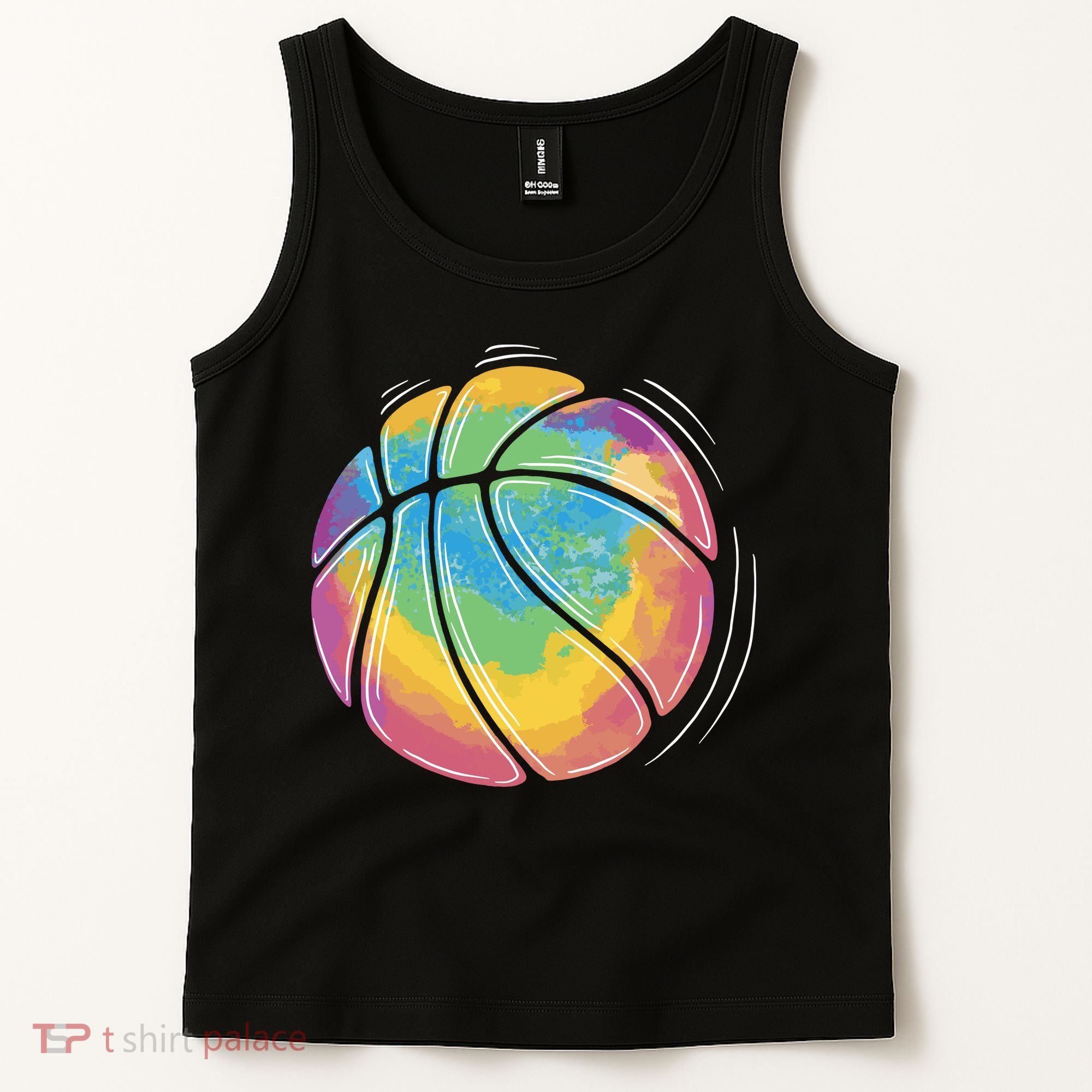 Rainbow Basketball Sport Tank Top