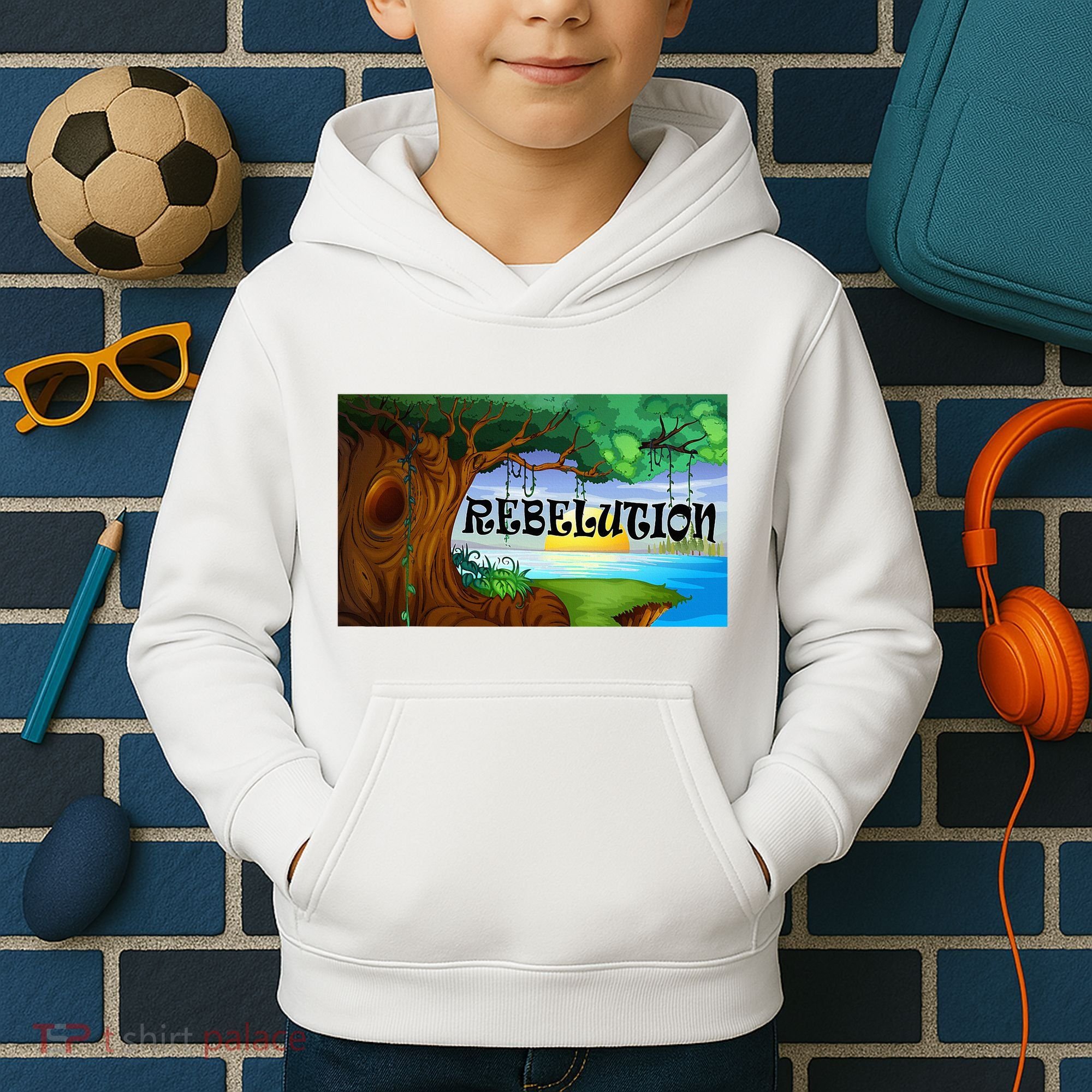 Rebelution Bright Side Of Life Kids Hoodie