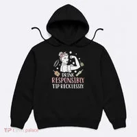 Retro Bartending Saying Mixologist Barkeeper & Bartender Hoodie thumb 0