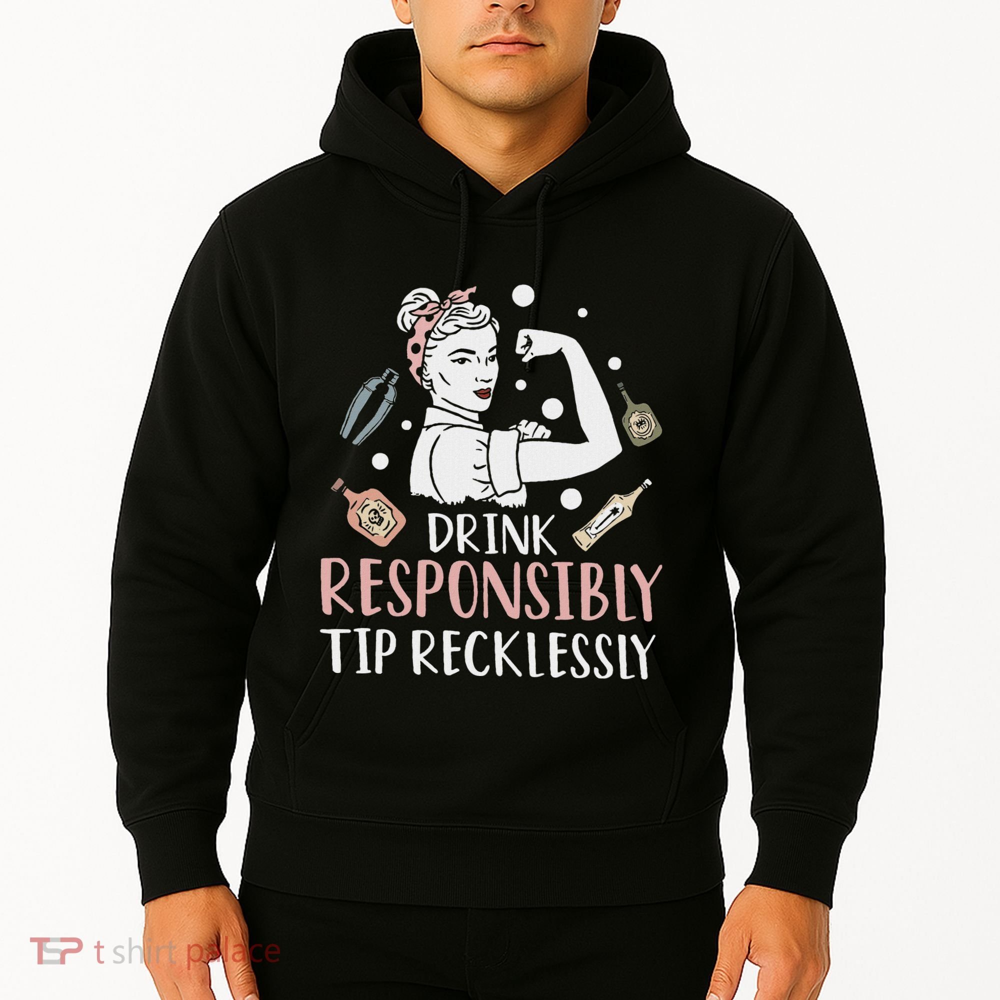 Retro Bartending Saying Mixologist Barkeeper & Bartender Hoodie