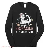 Retro Bartending Saying Mixologist Barkeeper & Bartender Long Sleeve Shirt thumb 0
