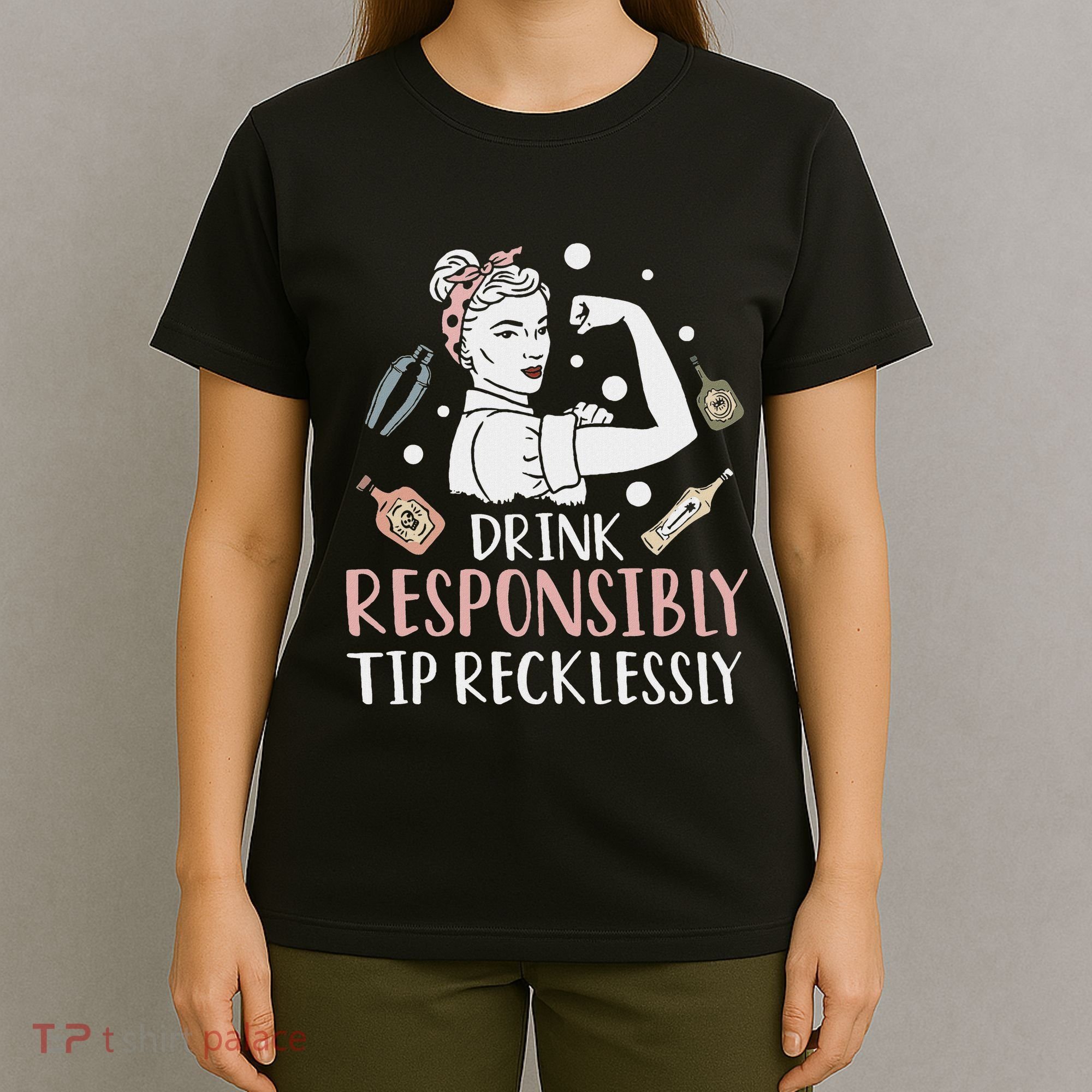 Retro Bartending Saying Mixologist Barkeeper & Bartender T-Shirt