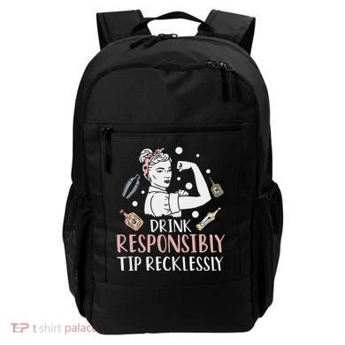 Retro Bartending Saying Mixologist Barkeeper & Bartender Backpack