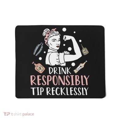 Retro Bartending Saying Mixologist Barkeeper & Bartender Mousepad