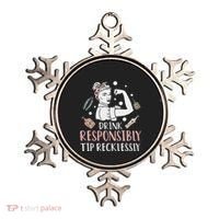 Retro Bartending Saying Mixologist Barkeeper & Bartender Ornament thumb 0