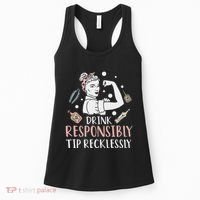 Retro Bartending Saying Mixologist Barkeeper & Bartender Women's Tank Top thumb 0