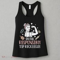 Retro Bartending Saying Mixologist Barkeeper & Bartender Women's Tank Top thumb 3