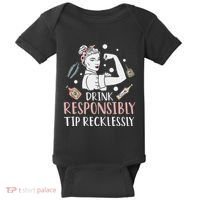Retro Bartending Saying Mixologist Barkeeper & Bartender Baby Bodysuit thumb 0