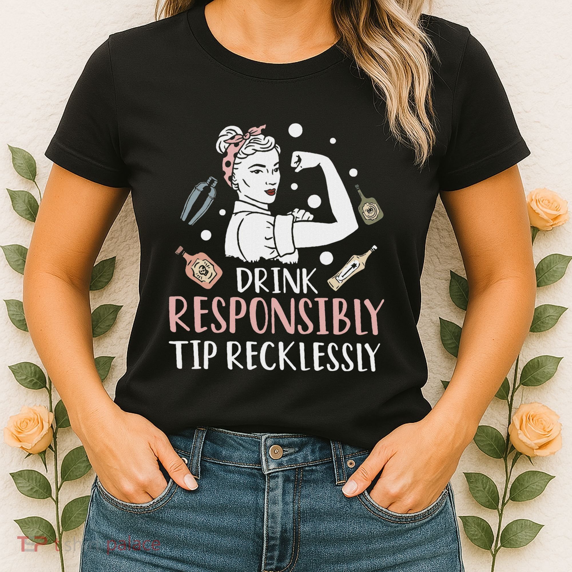 Retro Bartending Saying Mixologist Barkeeper & Bartender Women's T-Shirt