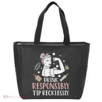 Retro Bartending Saying Mixologist Barkeeper & Bartender Tote Bag thumb 0