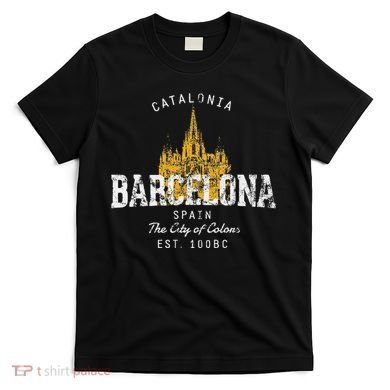 Retro Barcelona Spain Vintage T-Shirt