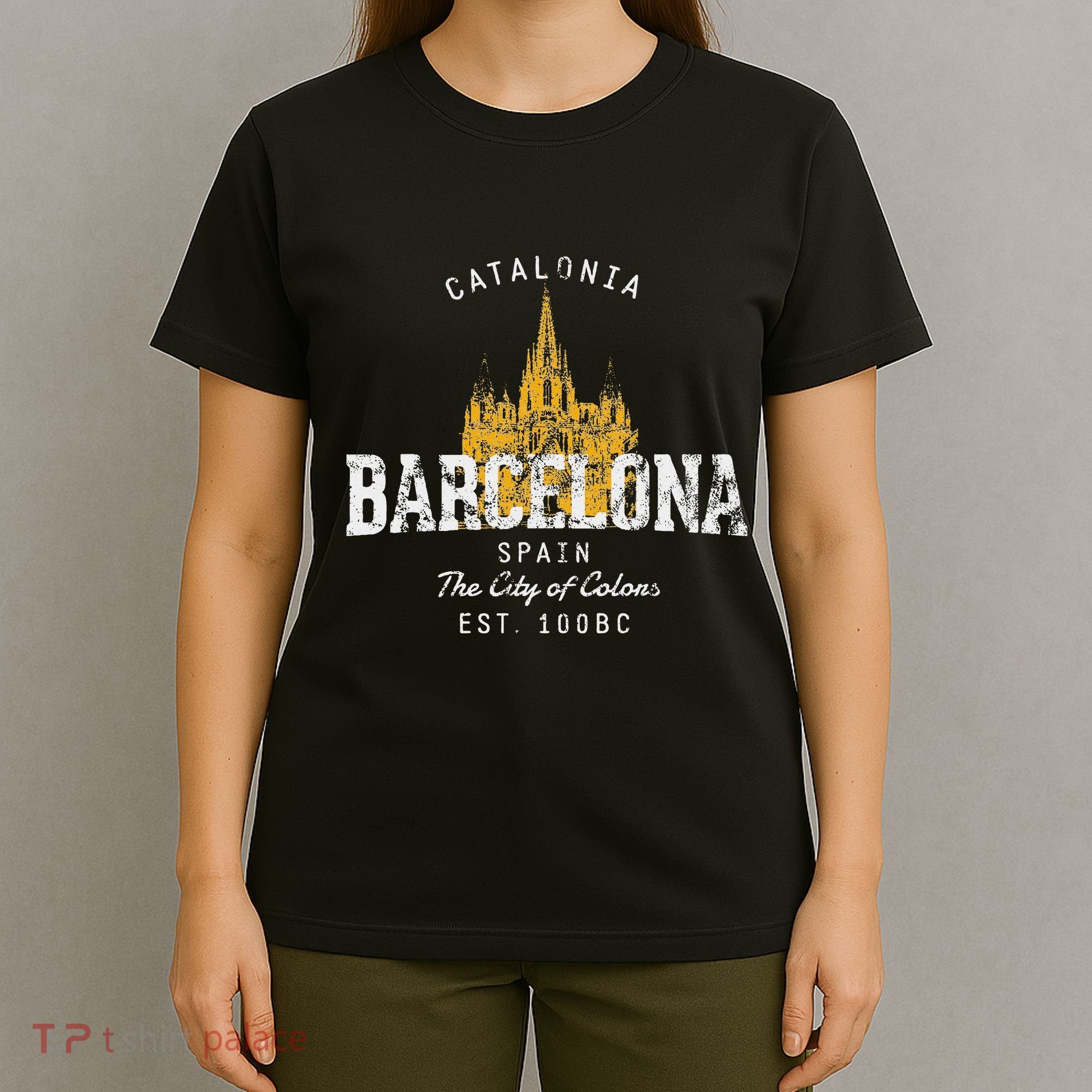 Retro Barcelona Spain Vintage T-Shirt