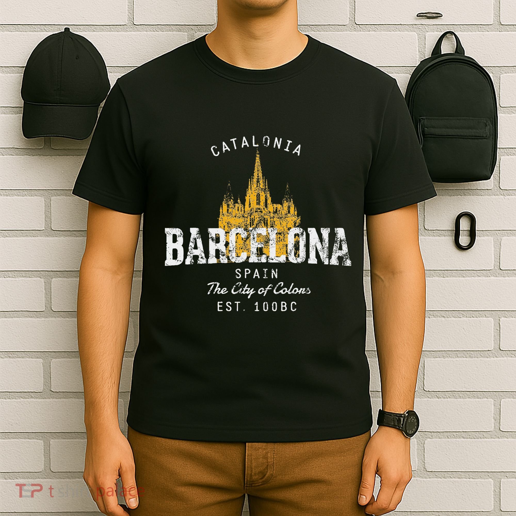 Retro Barcelona Spain Vintage T-Shirt