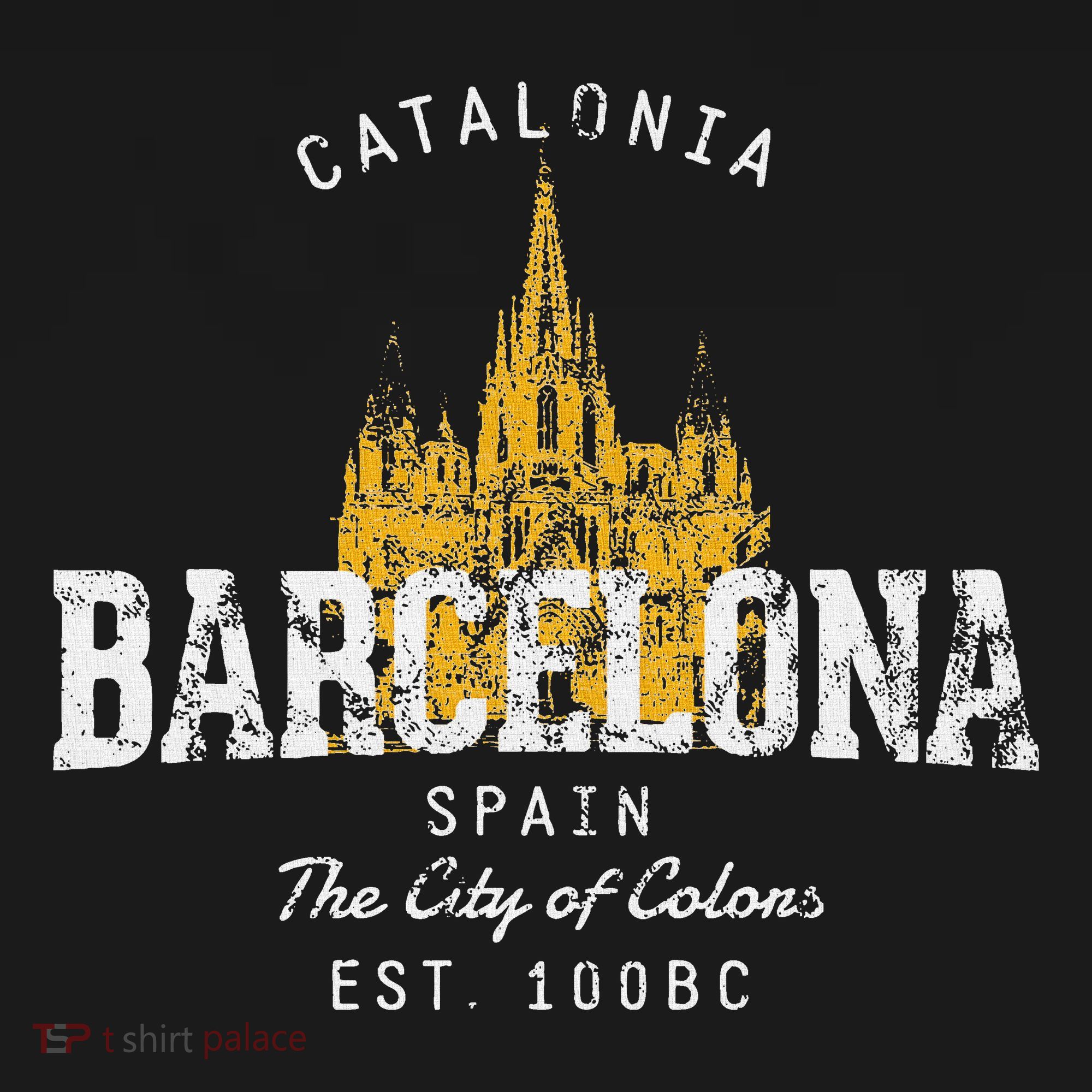 Retro Barcelona Spain Vintage T-Shirt