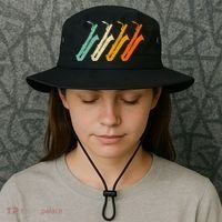 Retro Baritone Saxophone Gift For Bari Saxophonist Gift Bucket Hat thumb 3